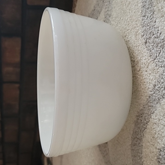 PYREX for Hamilton Beach large mixing bowl white milk glass w ribbing vtg - Picture 13 of 13